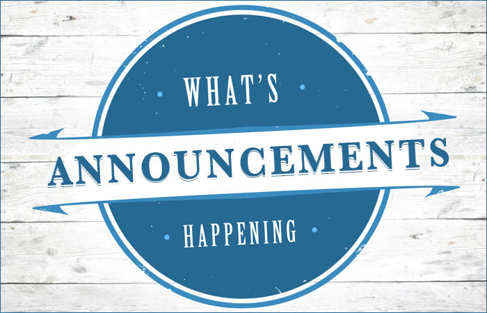 announcements